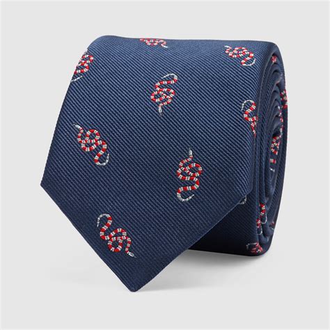 red gucci snake tie|Gucci men's ties.